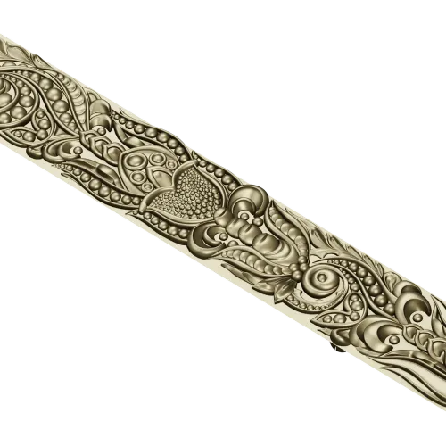 Ornamental Vine Frieze STL for CNC