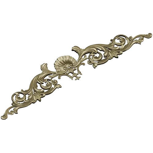 Rococo Seashell Crest - 3D STL for CNC Milling