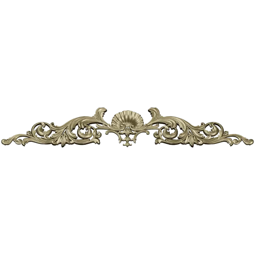Rococo Seashell Crest - 3D STL for CNC Milling