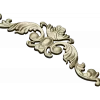 Baroque Acanthus Cartouche STL model for CNC