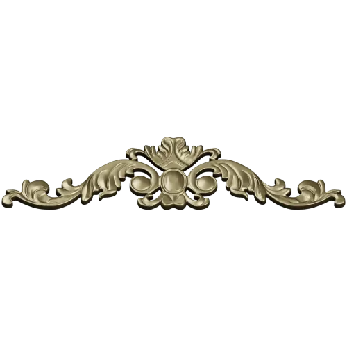 Baroque Acanthus Cartouche STL model for CNC