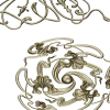 Spiral Rosette & Corner Ornament STL set for CNC