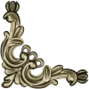 Rococo Acanthus Corner STL for CNC