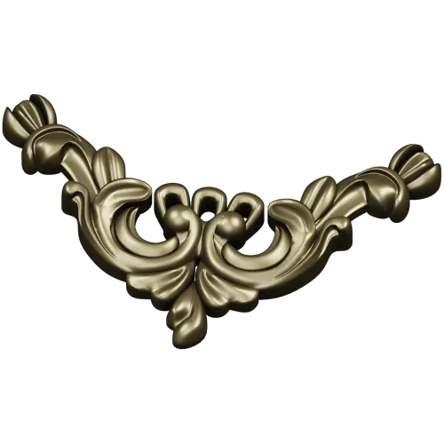 Rococo Acanthus Corner STL for CNC