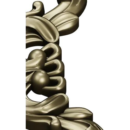 Rococo Acanthus Corner STL for CNC