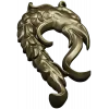 Aureate Sea-Dragon - decorative STL 3D model for CNC carving