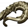Aureate Sea-Dragon - decorative STL 3D model for CNC carving