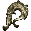 Aureate Sea-Dragon - decorative STL 3D model for CNC carving
