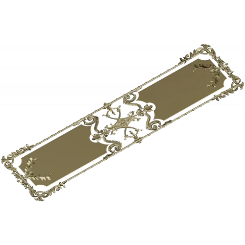 Фриз Альмерия - 3D модель STL для ЧПУ (декоративный фриз)