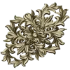 Aurelia Cartouche - ornate vertical STL 3D model for CNC