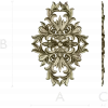 Aurelia Cartouche - ornate vertical STL 3D model for CNC