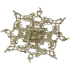 Aureate Rococo Rosette - STL 3D model for CNC