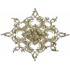 Aureate Rococo Rosette - STL 3D model for CNC