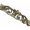 Baroque Acanthus Vine Cartouche - STL 3D Model for CNC