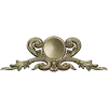 Картуш с овальным медальоном - 3D STL модель для ЧПУ