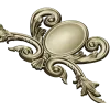 Ornate Oval Cartouche - STL 3D model for CNC