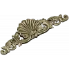 Seashell Rocaille Crest - STL 3D model for CNC milling
