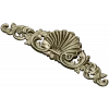 Seashell Rocaille Crest - STL 3D model for CNC milling