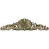 Seashell Rocaille Crest - STL 3D model for CNC milling