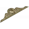 Classic Oval Cartouche Pediment - STL 3D Model for CNC
