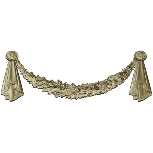 Floral Festoon Garland STL for CNC Router