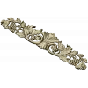 Vine Shell Cartouche - STL 3D model for CNC