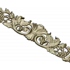 Vine Shell Cartouche - STL 3D model for CNC