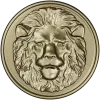 Lion Medallion Relief STL for CNC Carving