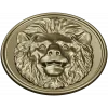 Lion Medallion Relief STL for CNC Carving