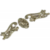 Rococo Cartouche and Scrolls STL for CNC wood carving