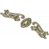Rococo Cartouche and Scrolls STL for CNC wood carving