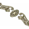 Rococo Cartouche and Scrolls STL for CNC wood carving