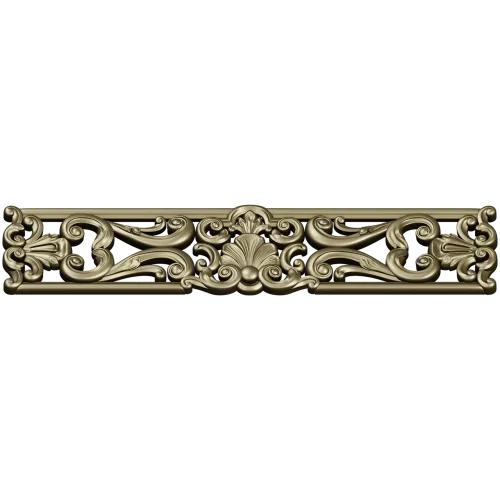Ornate Shell & Acanthus Frieze - STL 3D Model for CNC