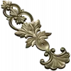 Acanthus Royale - high-relief STL 3D model for CNC ornamental applique