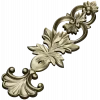 Acanthus Royale - high-relief STL 3D model for CNC ornamental applique