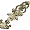 Acanthus Royale - high-relief STL 3D model for CNC ornamental applique