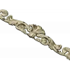 Рокайльный картуш с раковиной - 3D модель STL для ЧПУ