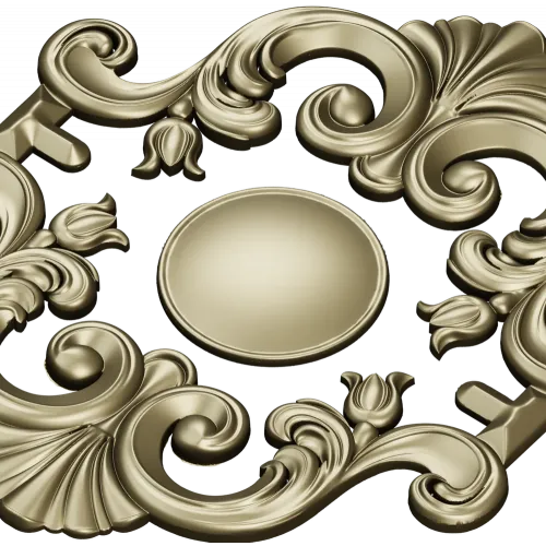 Auric Rocaille Medallion