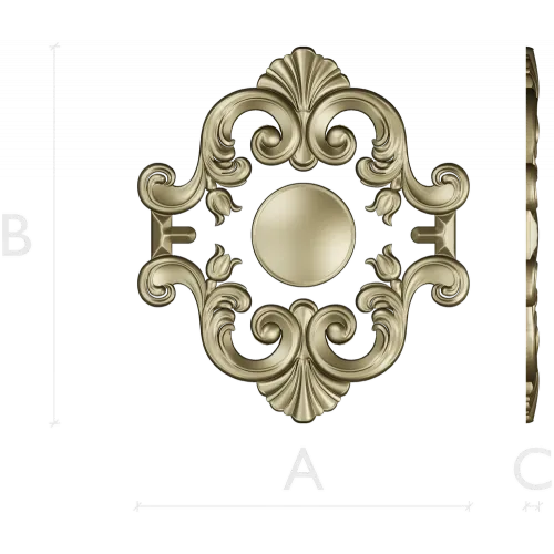 Auric Rocaille Medallion
