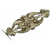 Rococo Floral Cartouche - STL 3D Model for CNC