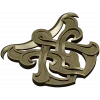 Interlace Cartouche - 3D STL model for CNC carving