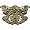 Interlace Cartouche - 3D STL model for CNC carving