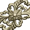 Elegant Floral Cartouche STL for CNC Milling
