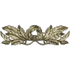 Laurel Wreath Acanthus Horizontal Applique STL