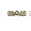 Laurel Wreath Acanthus Horizontal Applique STL