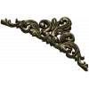 Baroque Acanthus Pediment STL 3D Model for CNC
