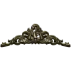 Baroque Acanthus Pediment STL 3D Model for CNC