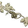 Grapevine ornamental STL relief for CNC milling and decorative panels