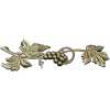 Grapevine ornamental STL relief for CNC milling and decorative panels