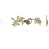 Grapevine ornamental STL relief for CNC milling and decorative panels